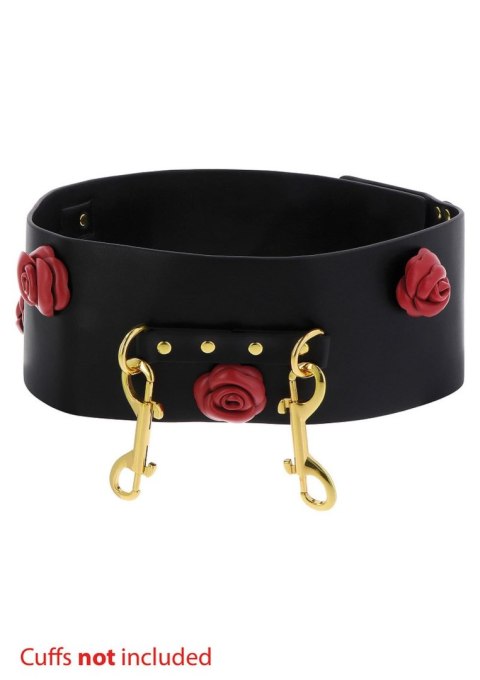 Wild Roses Bondage Belt Black Taboom