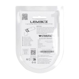 2 Loop Silicone Cockring - Black Levelz by Shots