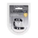 2 Loop Silicone Cockring - Black Levelz by Shots