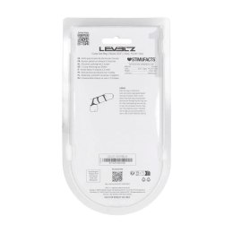 3 Loop Silicone Cockring - Black Levelz by Shots