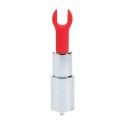 Angel - Lipstick Vibrator with 4 Attachments - Clear Loveline