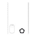 Beaded Silicone Cockring - M - 35mm - Black Levelz by Shots