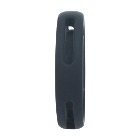 Classic Grooved Silicone Cock and Ball Ring - Black Levelz by Shots