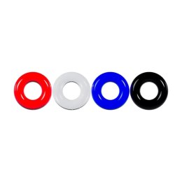 Cockring Set of 4 - Multicolor Levelz