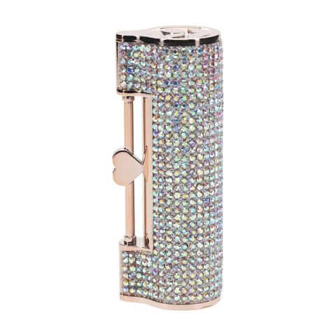 Diamond - Lipstick Vibrator with 4 Attachments - Iridescent Loveline