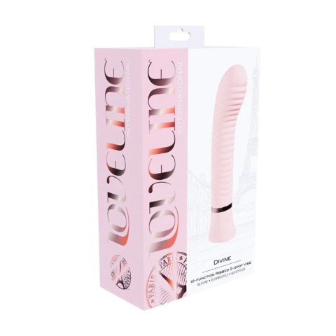 Divine - Ribbed G-spot Vibe - Pink Loveline