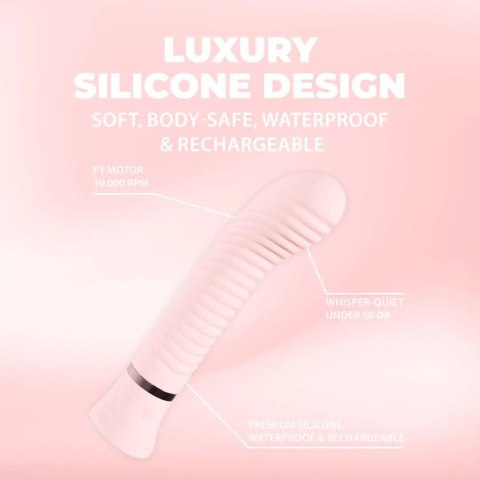 Divine - Ribbed G-spot Vibe - Pink Loveline
