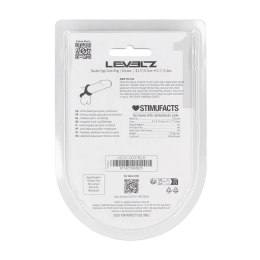 Double Ergo Silicone Cockring - Black Levelz by Shots