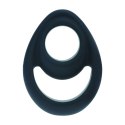 Double Ergo Silicone Cockring - Black Levelz by Shots