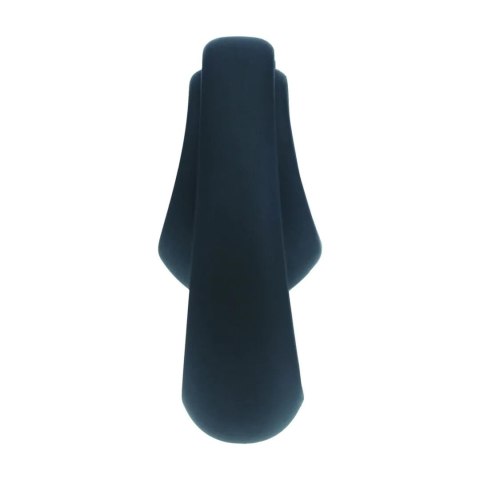 Double Ergo Silicone Cockring - Black Levelz by Shots