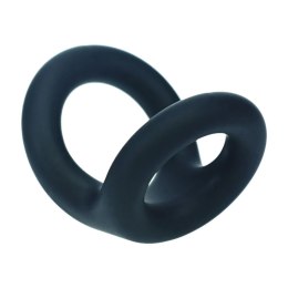 Double O Silicone Cockring - S - Black Levelz by Shots
