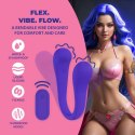 Dual-ended Bendable Vibe with Remote Control - Purple Loveline