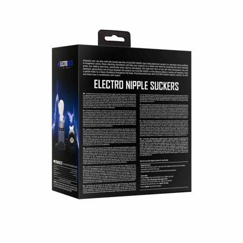 E-Stimulation Bi-Polar Nipple Suckers ElectroShock