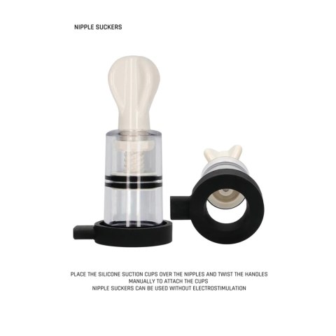 E-Stimulation Bi-Polar Nipple Suckers ElectroShock