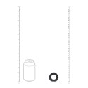 Ergo Liquid Silicone Cockring - Black Levelz