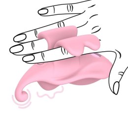 Finger Dual Vibrator - Pink Loveline