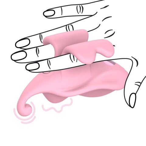 Finger Dual Vibrator - Pink Loveline