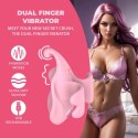 Finger Dual Vibrator - Pink Loveline