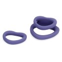 Heart Cockring Set - Violet Storm Loveline