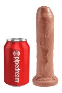 KING COCK 7 INCH UNCUT TAN Pipedream