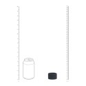Liquid Silicone Ball Strap - M - 34mm - Black Levelz