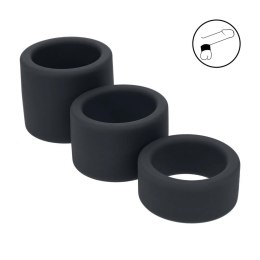 Liquid Silicone Ball Strap Set of 3 - S/M/L - Black Levelz by Shots