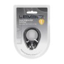 Liquid Silicone Single Weighted Ball Cockring - Black Levelz by Shots