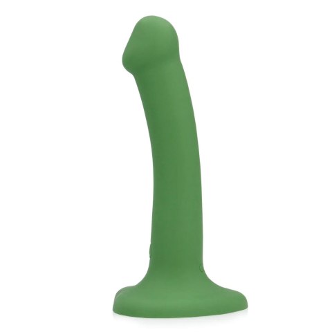 Non-Phallic Vibrating Dildo - Small - Forest Green Loveline