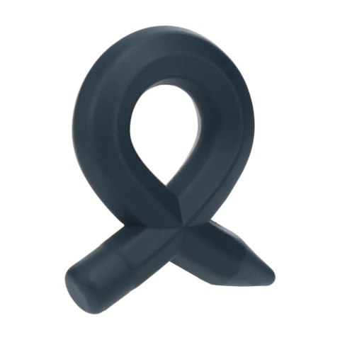 Pencil Liquid Silicone Cockring - Black Levelz
