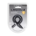 Pencil Liquid Silicone Cockring - Black Levelz