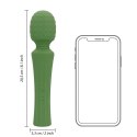 Powerful Wand Vibrator Massager with Still Handle - Green Mumba Loveline