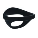 Silicone Cock and Ball Ring Set of 4 - Black Levelz by Shots
