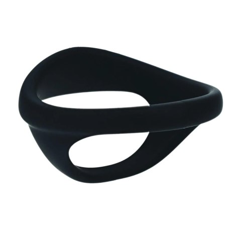 Silicone Cock and Ball Ring Set of 4 - Black Levelz by Shots