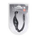 Silicone Cockring with Prostate Stimulator - L - Black Levelz