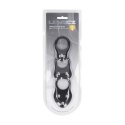 Silicone Training Cockring Set of 3 - S/M/L - Black Levelz by Shots