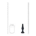 Slim Silicone Anal Plug - L - Black Levelz