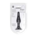 Slim Silicone Anal Plug - M - Black Levelz