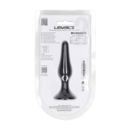 Slim Silicone Anal Plug - S - Black Levelz