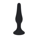 Slim Silicone Anal Plug - S - Black Levelz