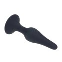 Slim Silicone Anal Plug - S - Black Levelz