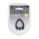 Soft Tri O Silicone Cockring - Black Levelz