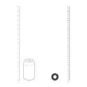 Solid Silicone Cockring - XS - Black Levelz by Shots