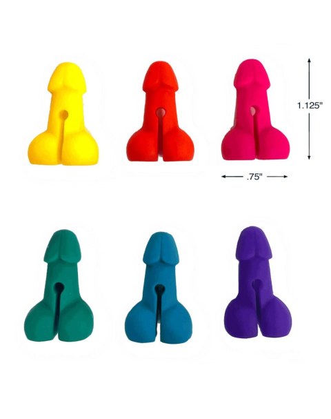 Super Fun Penis Silicone Drink Markers LITTLE GENIE PRODUCTIONS