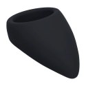 Teardrop Silicone Cockring - Black Levelz