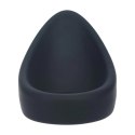 Teardrop Silicone Cockring - Black Levelz