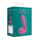 Thrusting and Tapping Vibrator - Powerful Pink Loveline