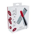 Tiffany - Lipstick Vibrator with 4 Attachments - Blue Loveline