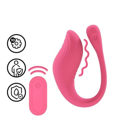 Vibrating G-Spot Vibe with Remote Control - Pink Loveline