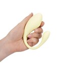 Vibrating G-Spot Vibe with Remote Control - Yellow Loveline