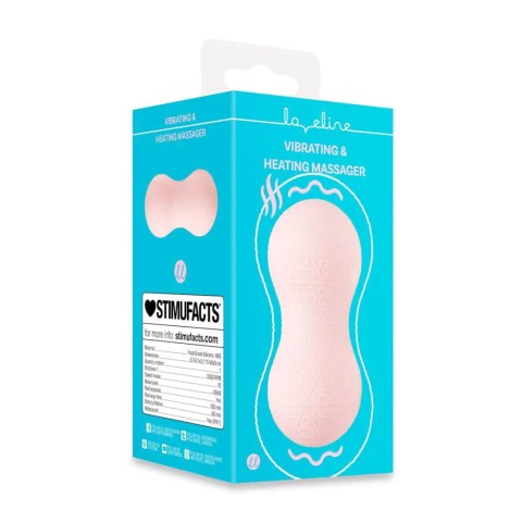 Vibrating and Heating Massager - Pink Loveline
